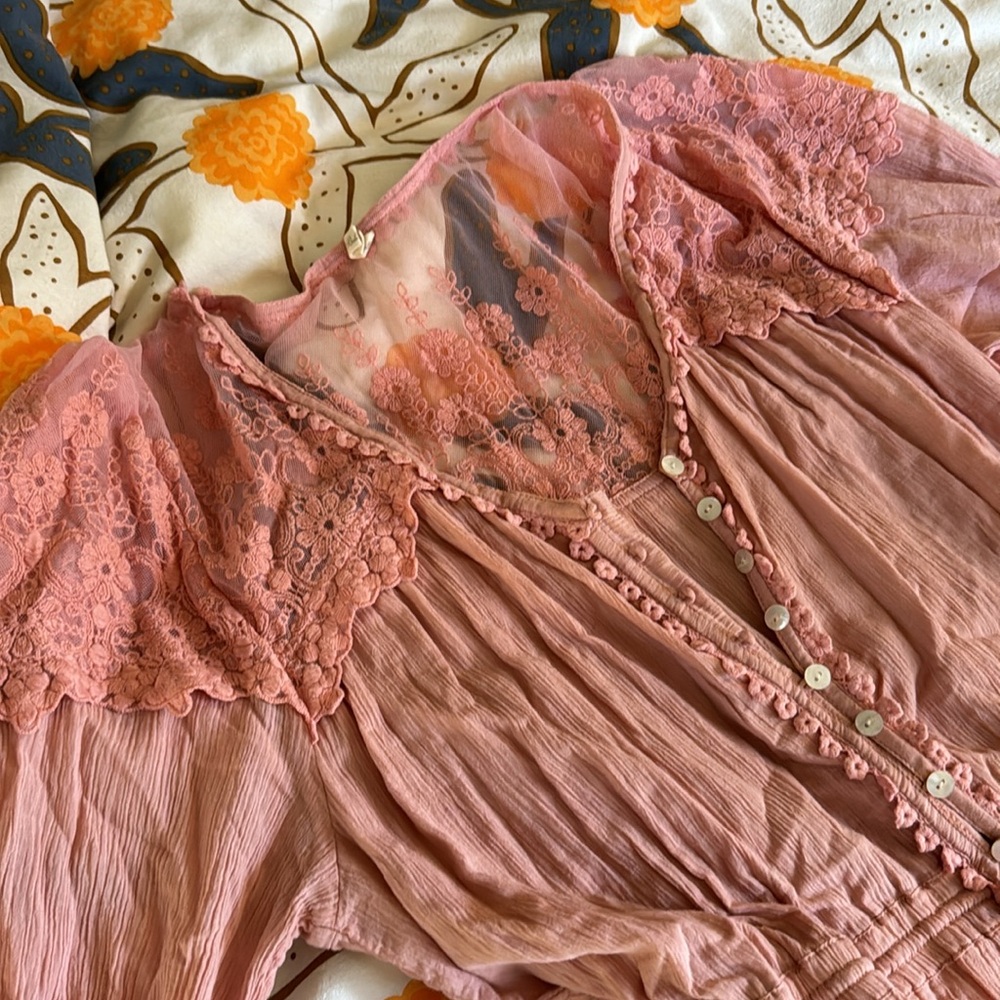 Tulle and Batiste Daisy Rose Maxi Dress - Picture 6 of 7